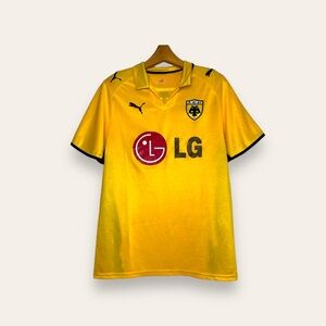 Retro Puma AEK Athens 2008-09 Home Jersey | Size Medium